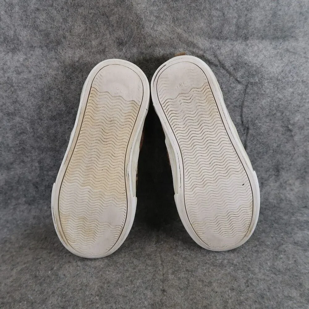 Gap Shoes Kids 12 Sneakers Slip On Animal Leopard Print Brown Casual Active Girl